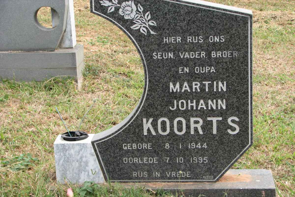 KOORTS Martin Johann 1944-1995