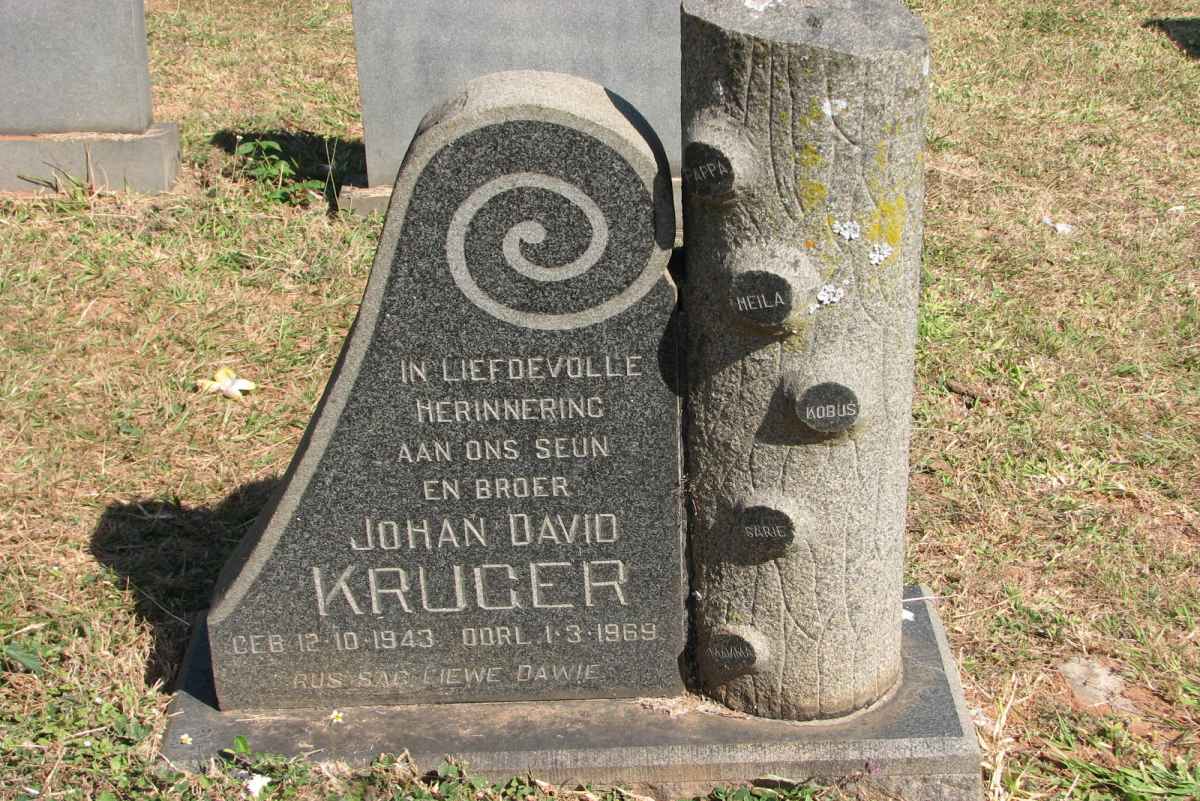 KRUGER Johan David 1943-1969