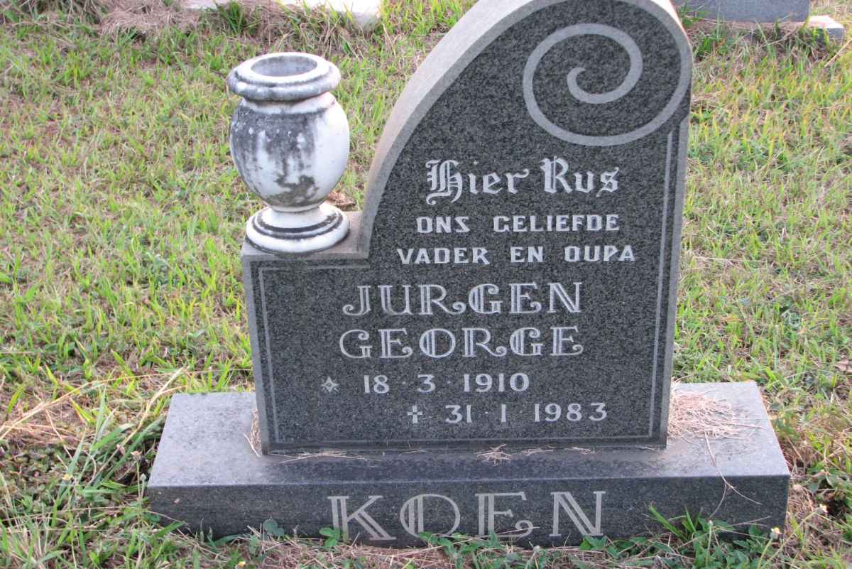 KOEN Jurgen George 1910-1983