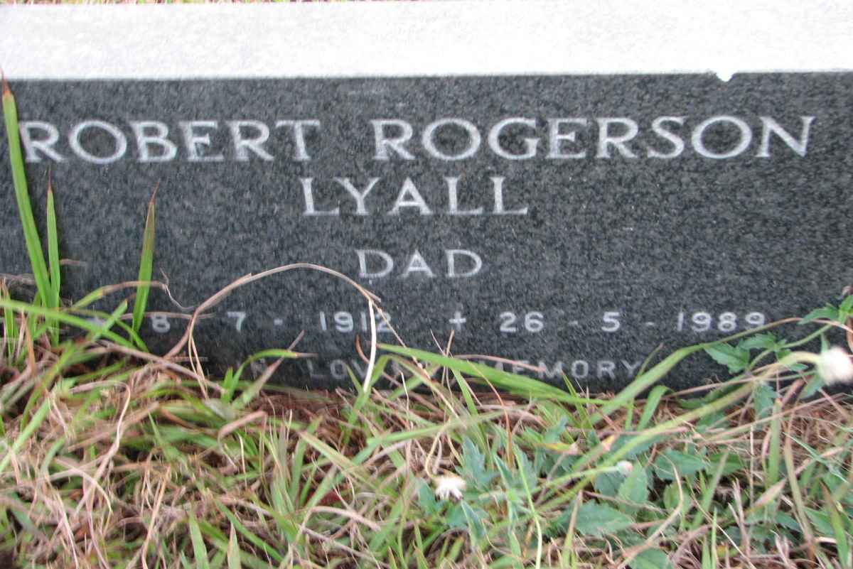 LYALL Robert Rogerson 1912-1989