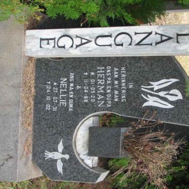 LANGUAGE Herman 1920-1988 &amp; Nellie 1931-2002