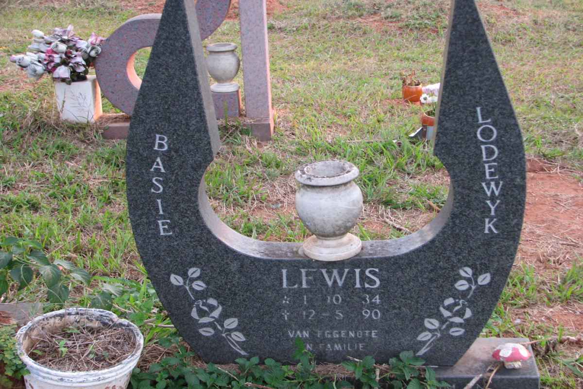 LEWIS Basie Lodewyk 1934-1990