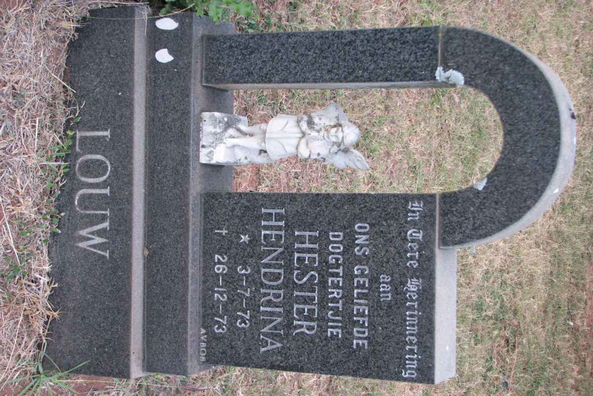 LOUW Hester Hendrina 1973-1973