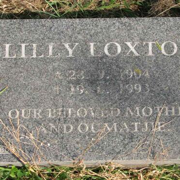 LOXTON Lilly 1904-1993