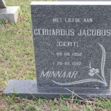 MINNAAR Gerhardus Jacobus 1952-1992
