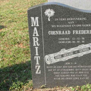 MARITZ Coenraad Frederik 1958-1998