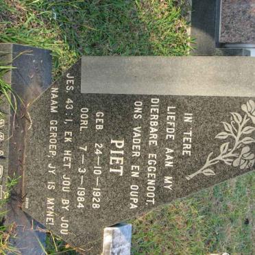 MARÉ Piet 1928-1984