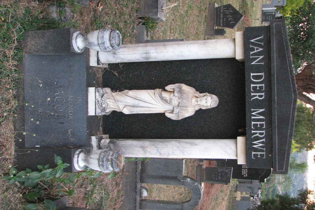 MERWE Jacob, van der 1954-1977