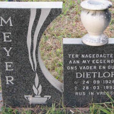 MEYER Dietlof 1928-1992
