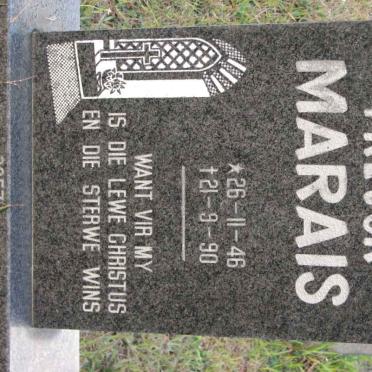 MARAIS Trevor 1946-1990