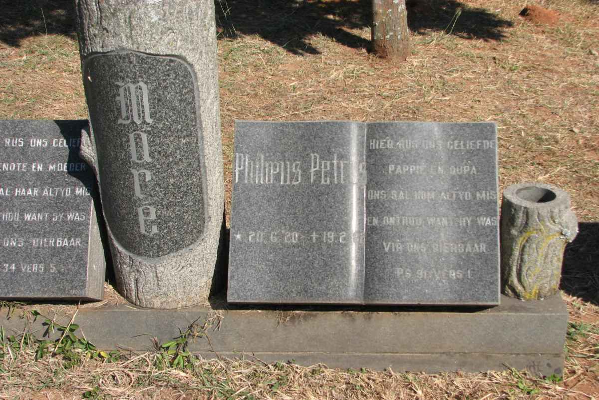 MARÉ Philipus Petrus 1920-?