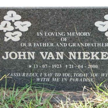 NIEKERK John, van 1923-2000