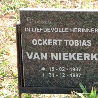 NIEKERK Ockert Tobias, van 1937-1997