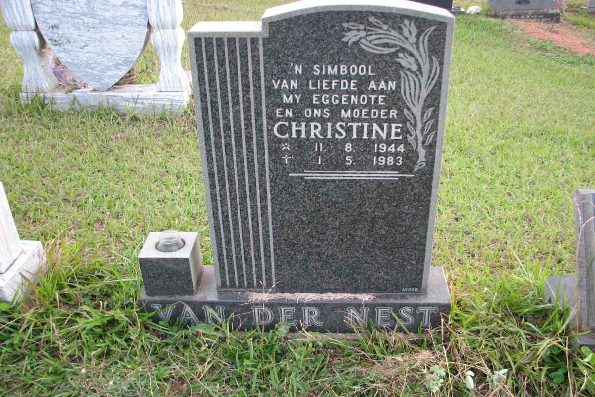 NEST Christine, van der 1944-1983