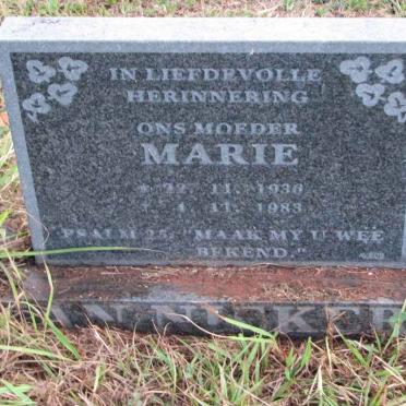 NIEKERK Marie, van 1936-1983