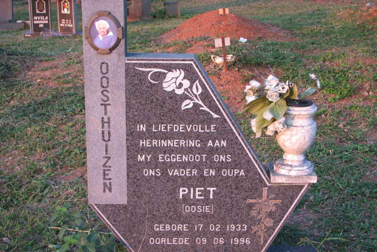 OOSTHUIZEN Piet 1933-1996