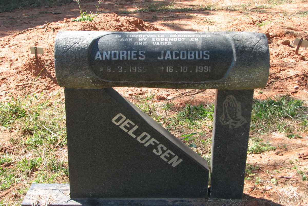 OELOFSEN Andries Jacobus 1955-1991