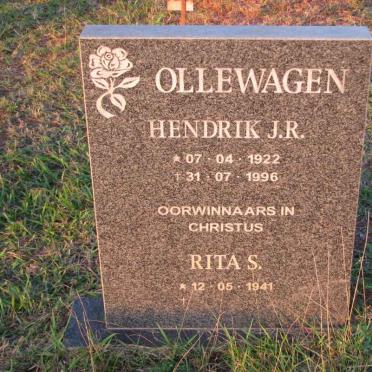 OLLEWAGEN Hendrik J.R. 1922-1996 &amp; Rita S. 1941-
