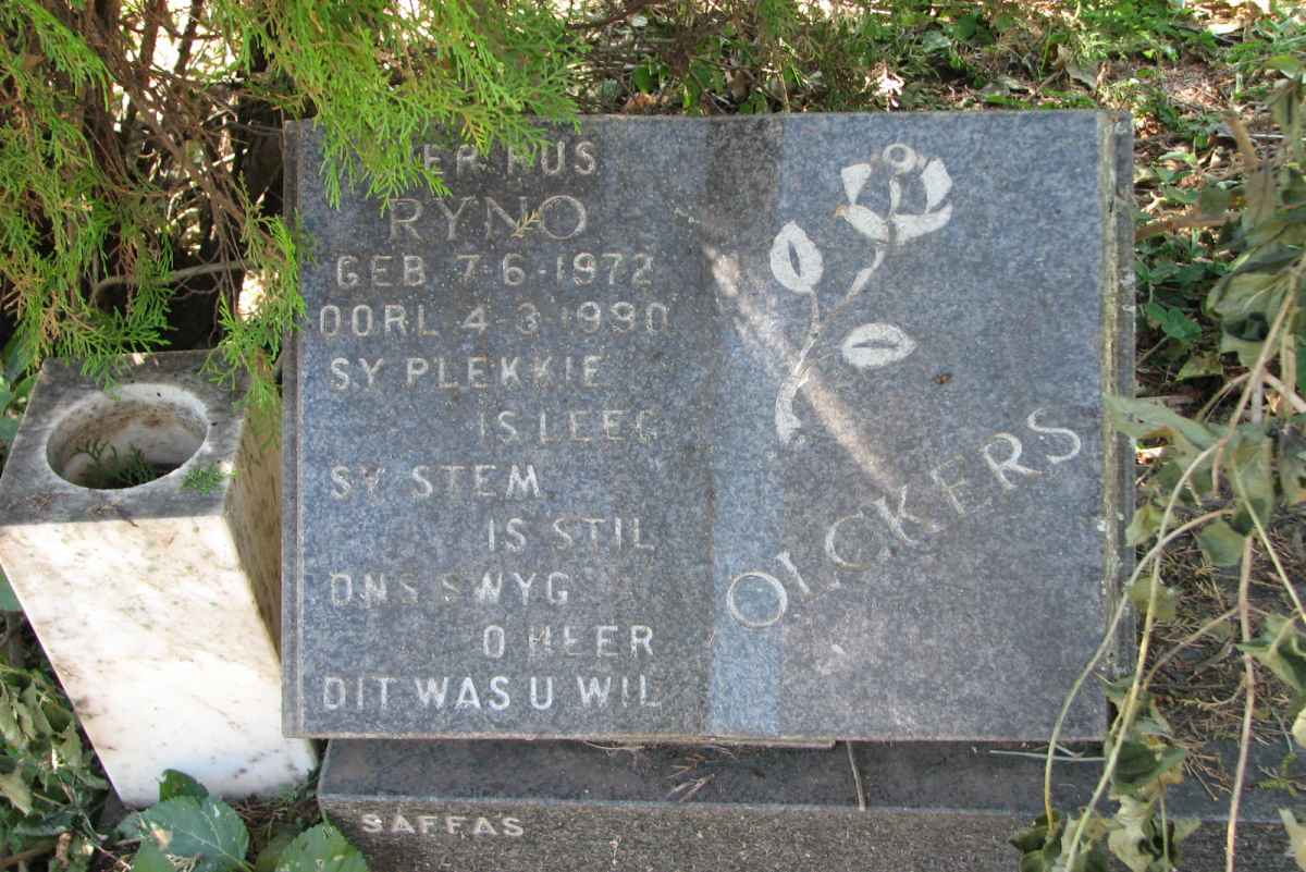 OLCKERS Ryno 1972-1990