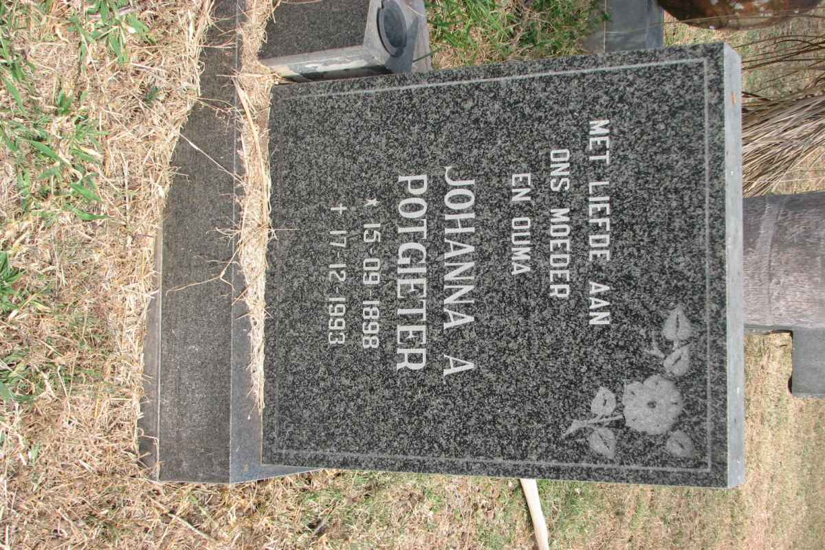 POTGIETER Johanna A. 1898-1993