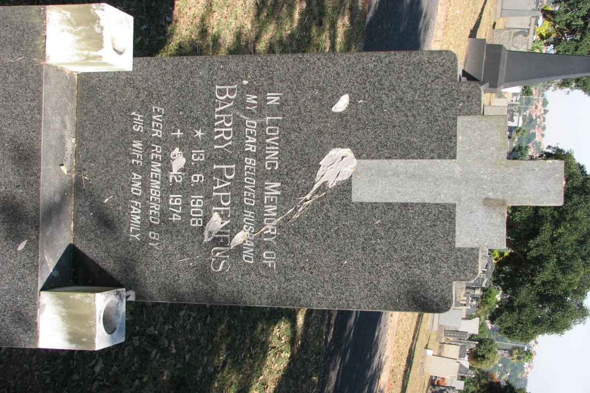 PAPENFUS Barry 1908-1974