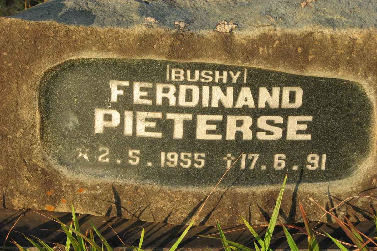 PIETERSE Ferdinand 1955-1991