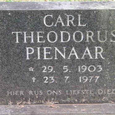 PIENAAR Carl Theodorus 1903-1977