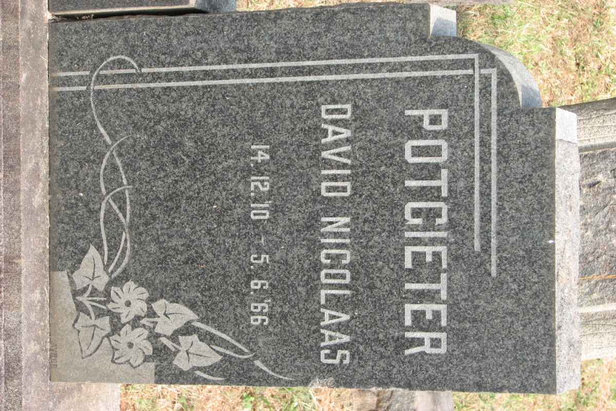 POTGIETER David Nicolaas 1910-1966