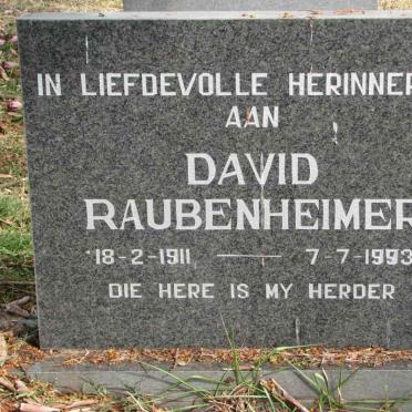 RAUBENHEIMER David 1911-1993