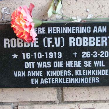 ROBBERTZE F.V. 1919-2002
