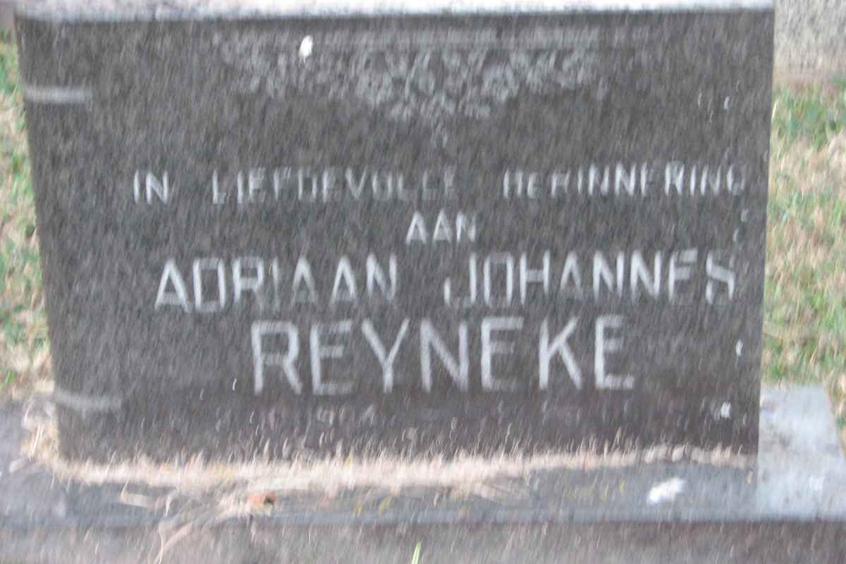 REYNEKE Adriaan Johannes