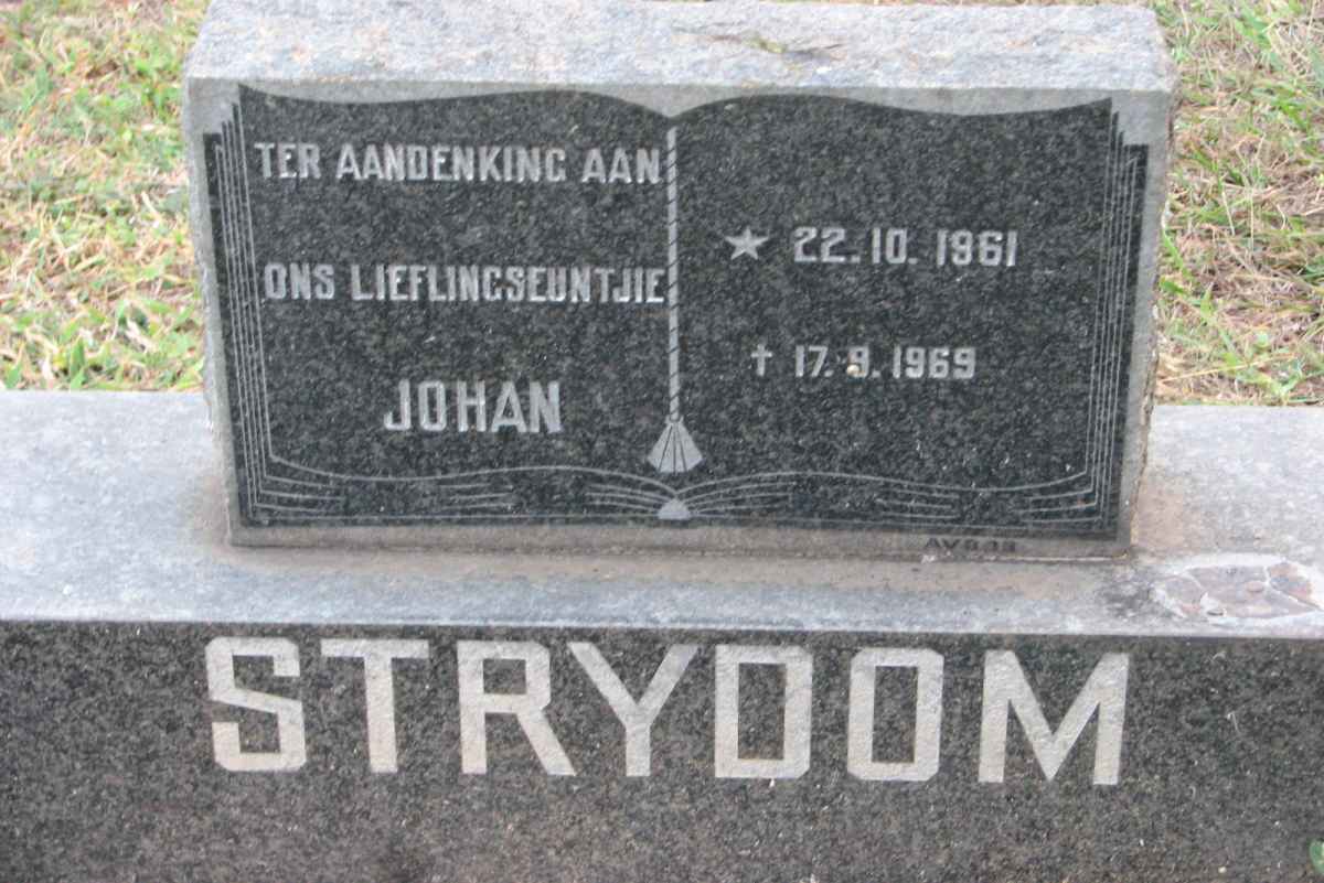 STRYDOM Johan 1961-1969