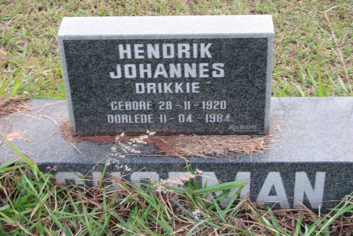 SCHOEMAN Hendrik Johannes 1920-1984