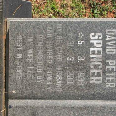 SPENCER David Peter 1938-2001