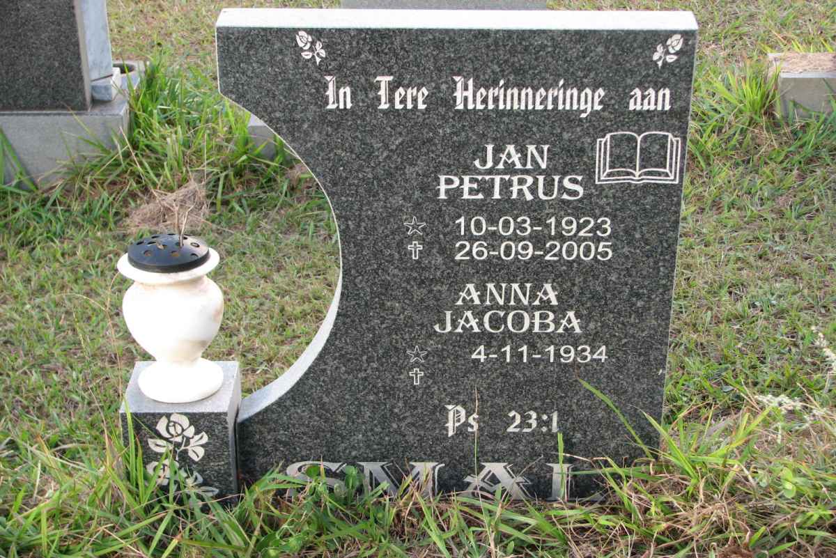 SMAL  Jan Petrus 1923-2005 &amp; Anna Jacoba 1934-