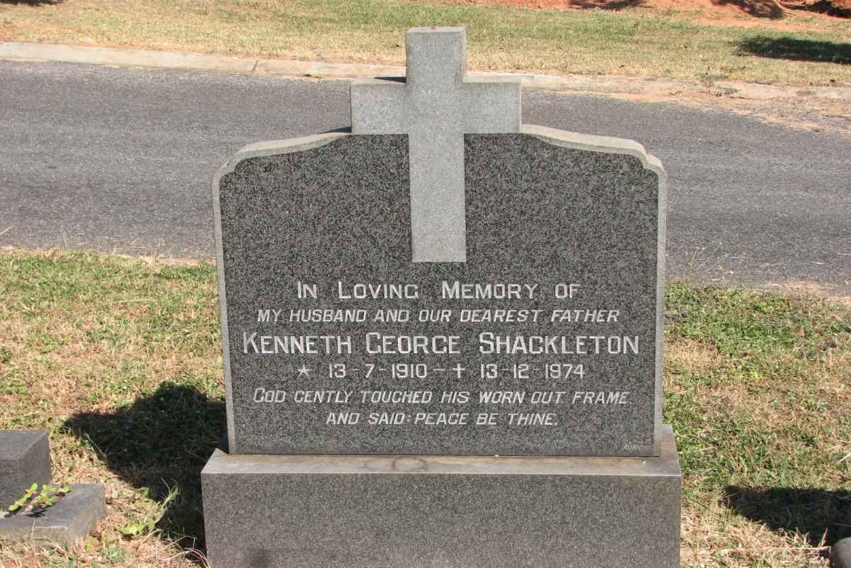 SCHAKLETON Kenneth George 1910-1974