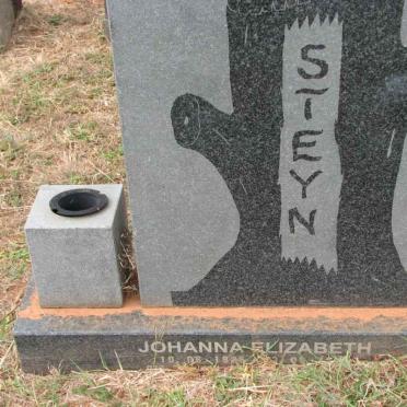 STEYN Johanna Elizabeth 1925-??