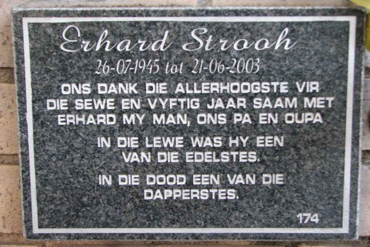 STROOH Erhard 1945-2003