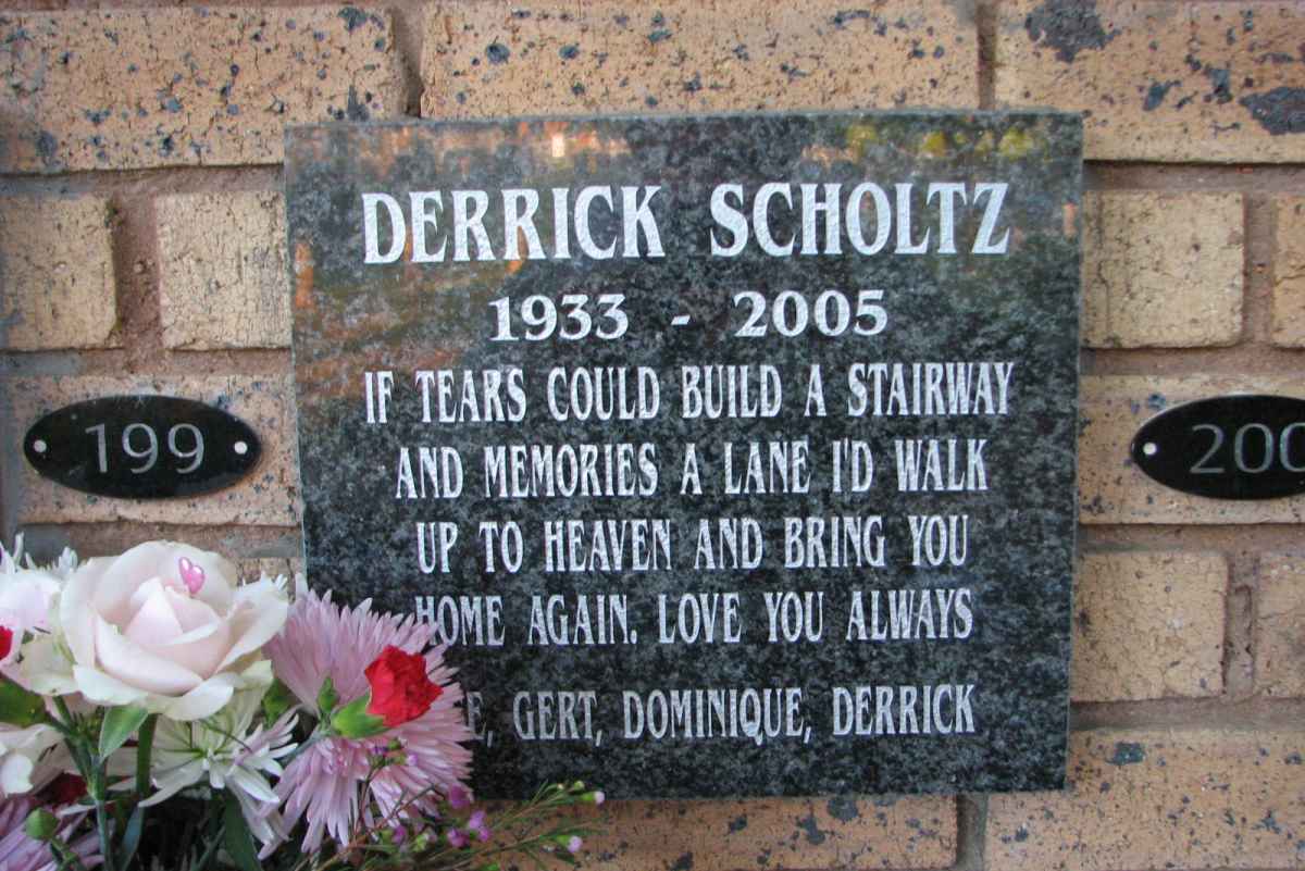 SCHOLTZ Derrick 1933-2005