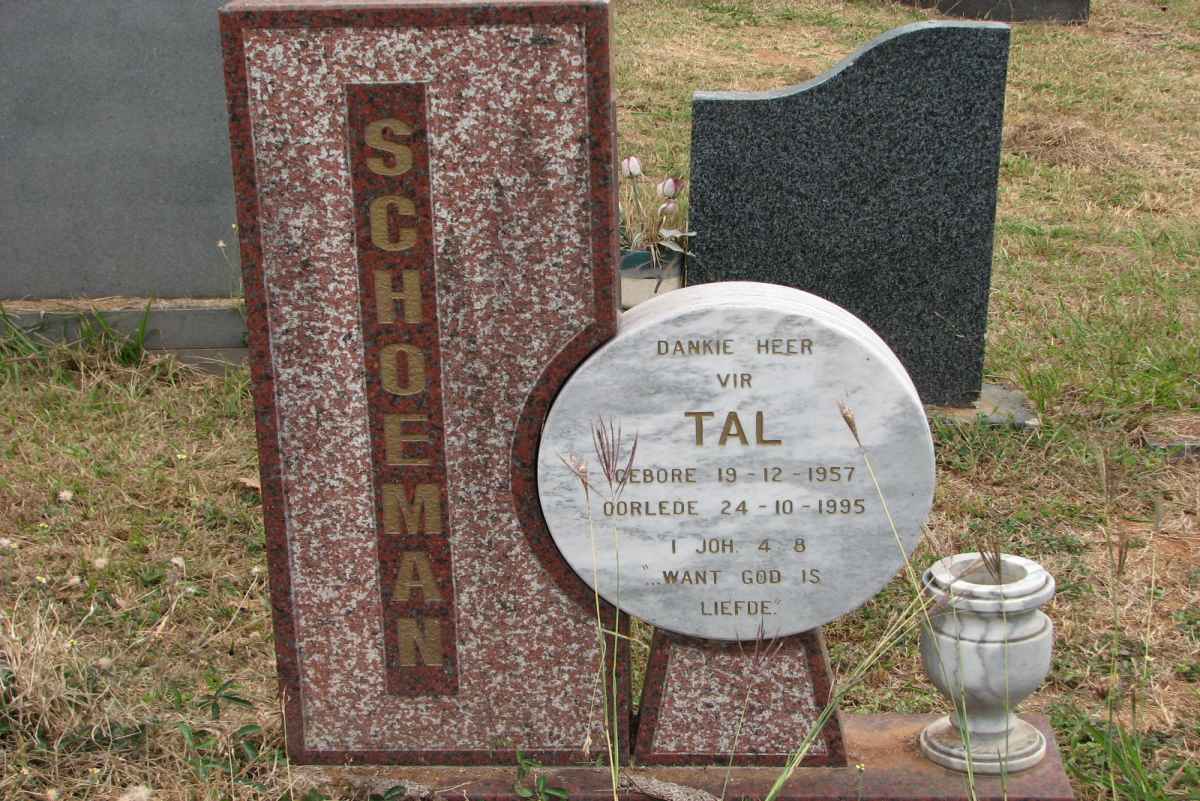 SCHOEMAN Tal 1957-1995