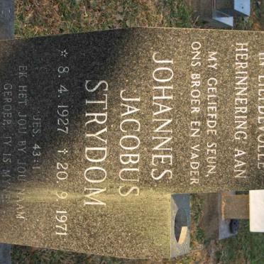 STRYDOM Johannes Jacobus 1927-1971