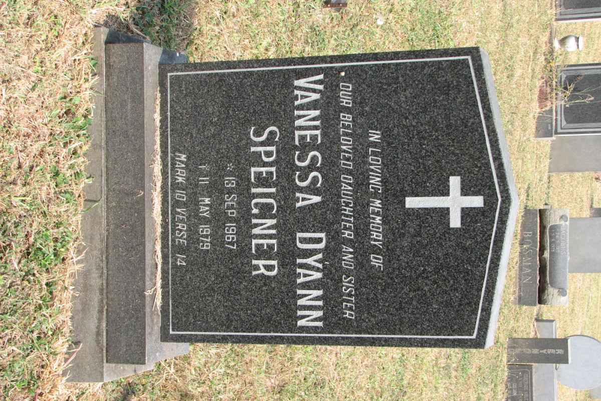 SPEIGNER Vanessa Dyann 1967-1979