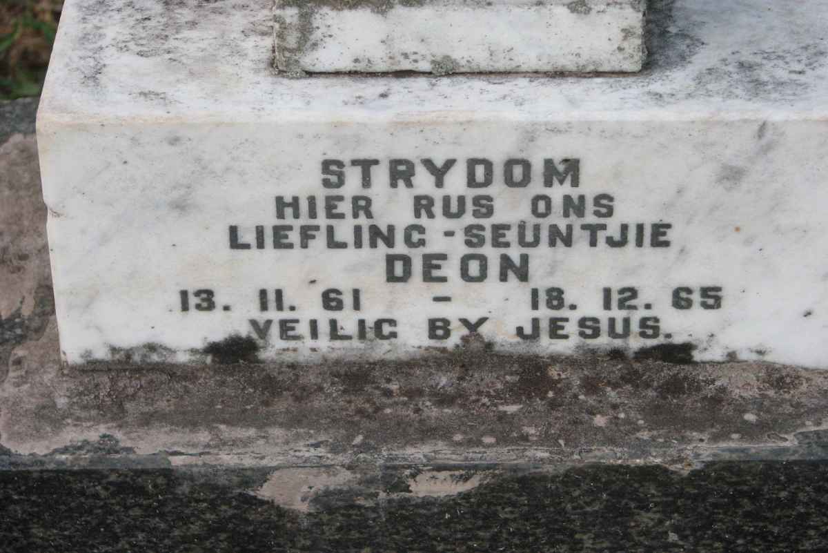 STRYDOM Deon 1961-1965