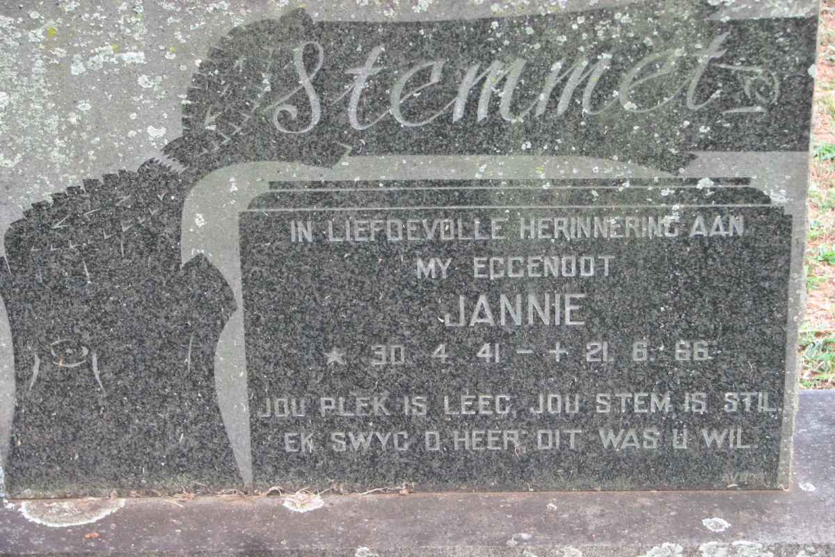 STEMMET Jannie 1941-1966