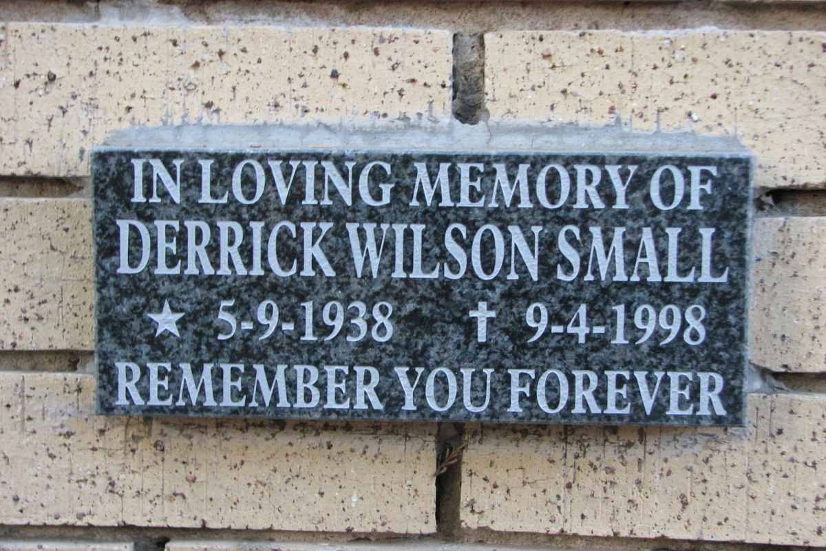 SMALL Derrick Wilson 1938-1998