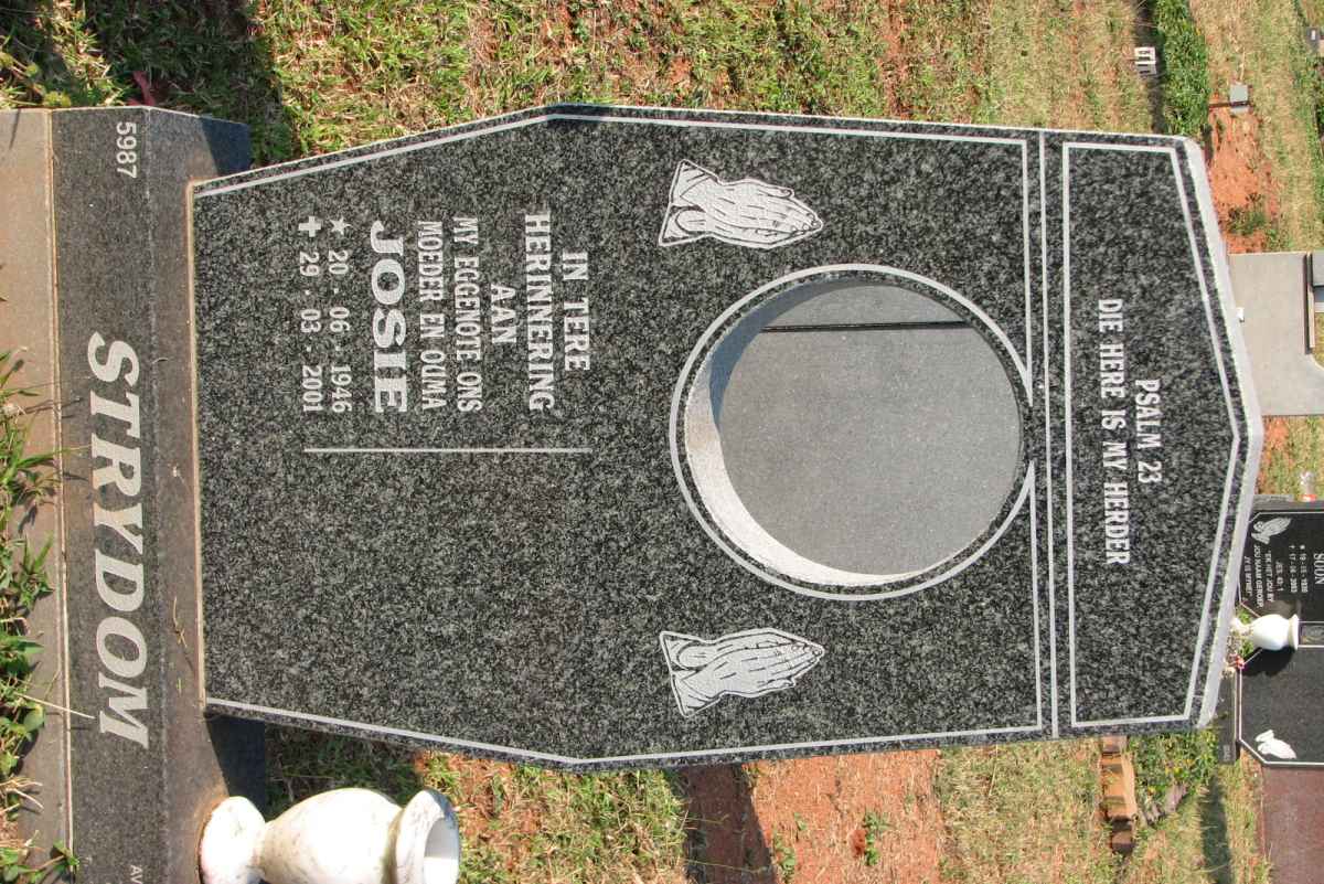 STRYDOM Josie 1946-2001