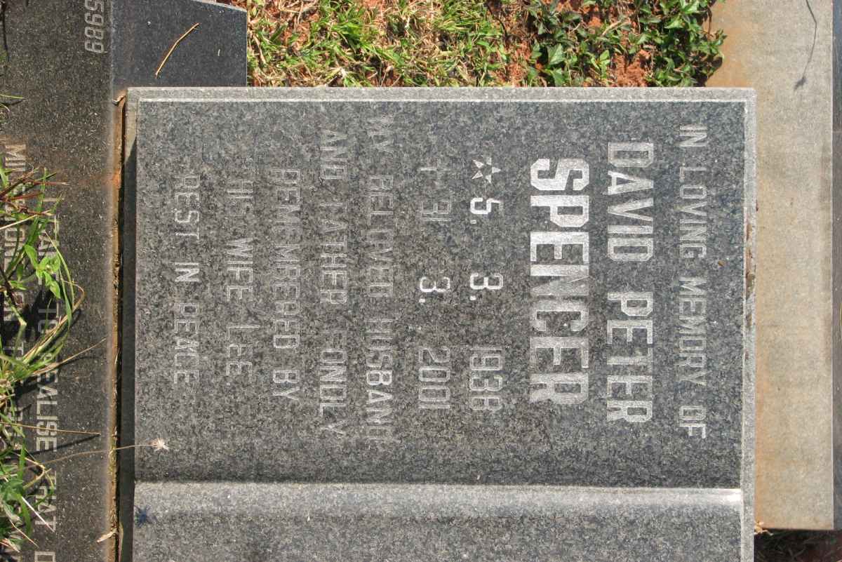 SPENCER David Peter 1938-2001