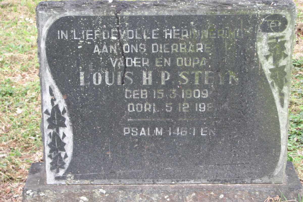 STEYN Louis H.P. 1909-198?