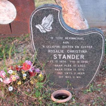 STANDER Rosalie Christina 1974-1996