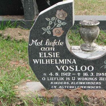 VOSLOO Elsie Wilhelmina 1912-1988